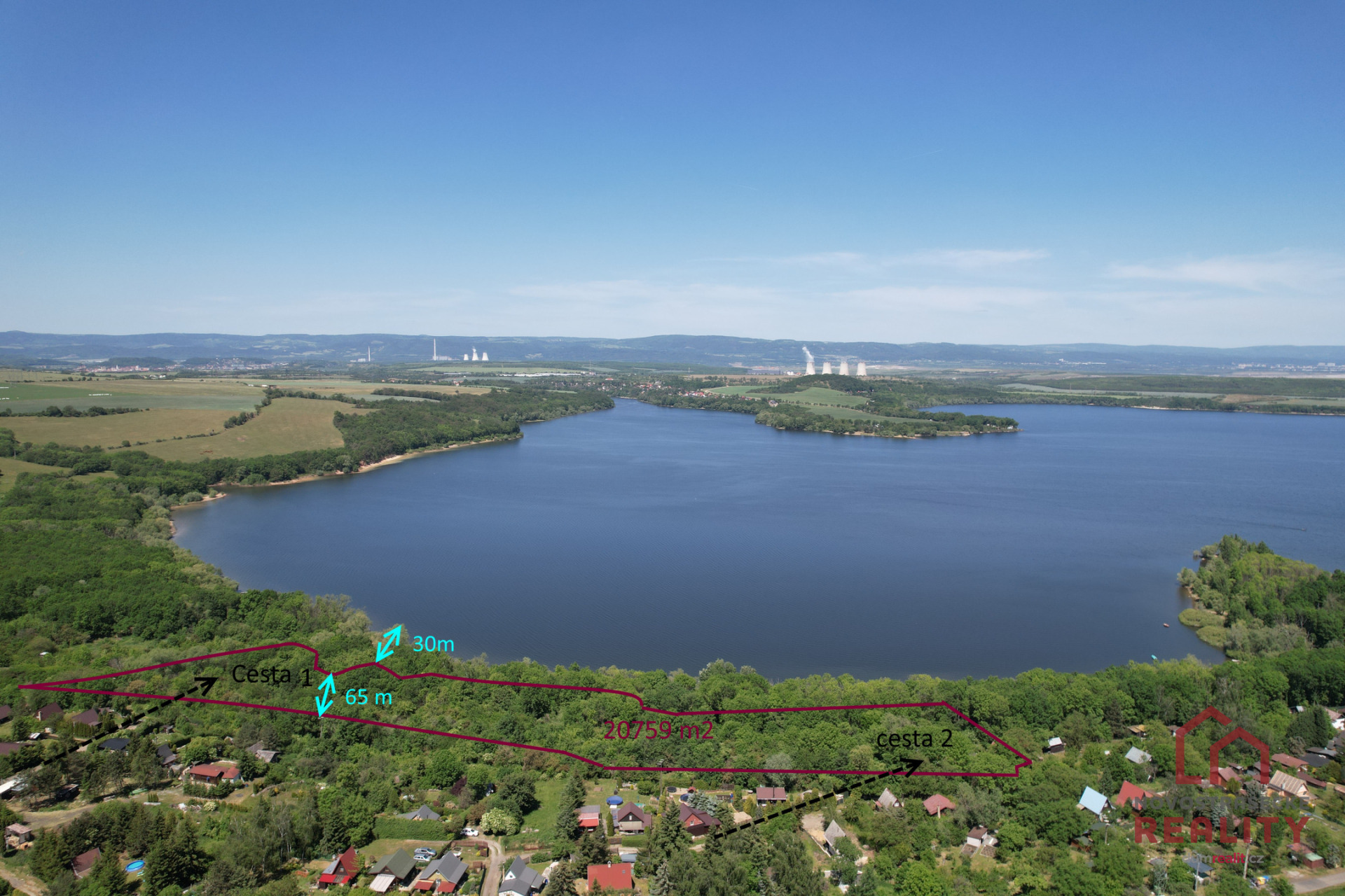 Vyjímečný prodej rozlehlého pozemku 20.759 m² u Nechranické přehrady – fotografie 1
